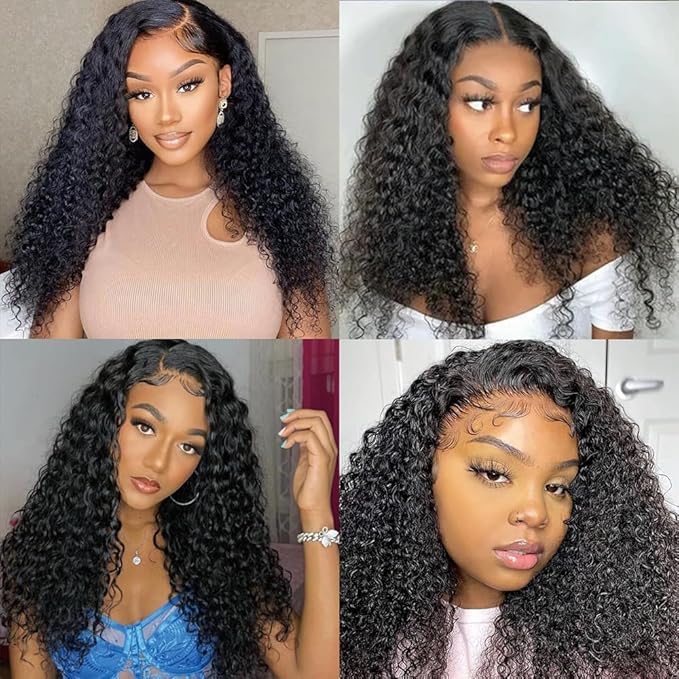 Seamless 3C 4A Kinky Curly Clip In Extension PU Weft Curly Clip in Extension Human Hair Clip Ins Full Head for Black Women Brazilian Remy Human Hair Natural Color 8Pcs with18clips 120g/Set (14 inch)