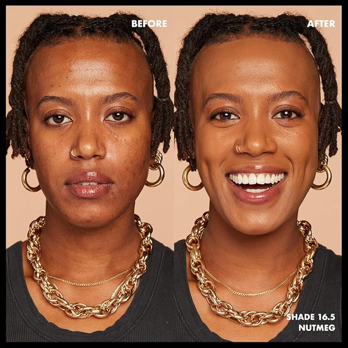 NYX PROFESSIONAL MAKEUP Total Control Pro Drop Foundation, Skin-True Buildable Coverage - Nutmeg