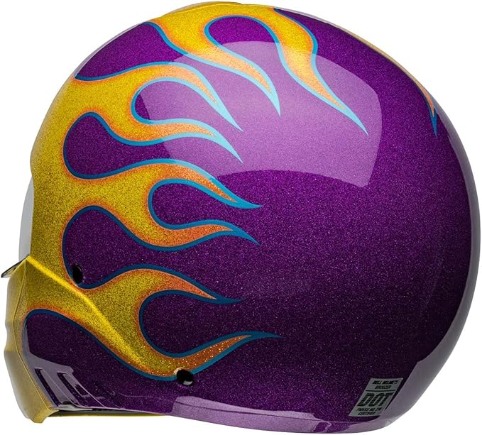 Bell Broozer Helmet (Gloss Ignite Purple/Yellow - Medium)