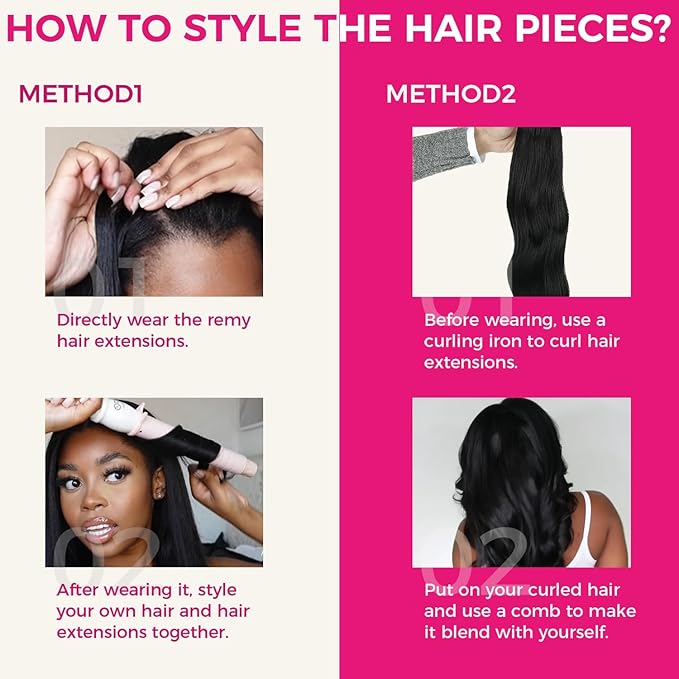 Lashey Clip in Hair Extensions Real Human Hair 7pcs 120g Kinky Curly Clip in Hair Extensions Human Hair Natural Black 14 Inch Clip in Hair Extensions Black Women