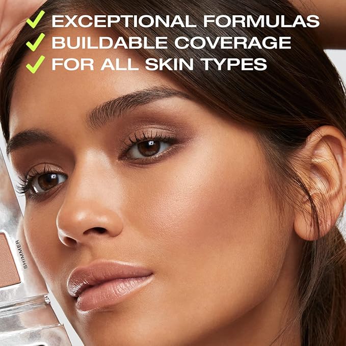 Woosh Beauty, Fold out Face Original Makeup Palette, Travel, All in One, Neutral Cream & Powder (#3 Medium)