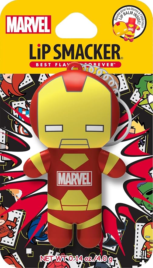 Lip Smacker Marvel, keychain, lip balm for kids - Iron Man