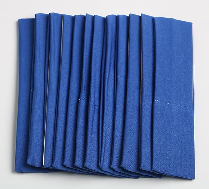 Headbands for Women,12PCS,Soft Stretch Elastic Yoga Sport Headbands