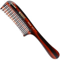 Kent 21T Large Detangling Comb, Double Wide Tooth for Curly Wavy Hair, Detangler Comb for Wet and Dry Hair, Saw-Cut and Hand Polished Made in England