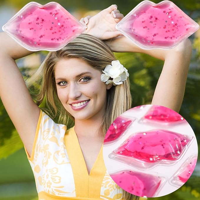 Eye Pad, Gel Eye Pad, Cooling Eye Pads, Gel Eye Mask,Gel Ice Pack, Cooling Ice Eye Masks, Hot Cold Eye Mask, Eye Ice Pack, Gel Eye Mask for Puffy Eyes, Migraine, Puffiness (10 pcs)