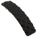 Camila Paris CP2650 French Hair Barrette Clip for Girls, Black, Rubberized Metal Closure Strong Hold Grip Hair Clips for Women, No Slip and Durable Styling Girls Hair Accessories, Made in France