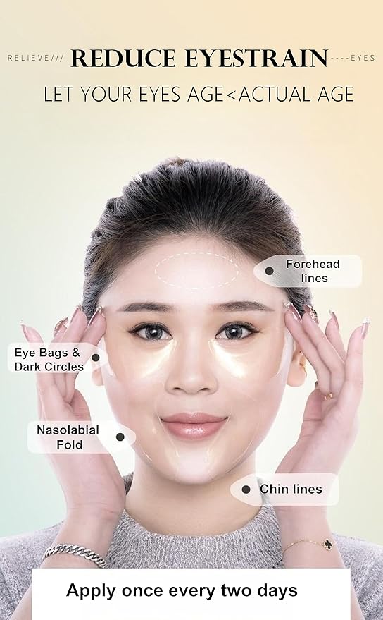 Under Eye Patches - 24K Gold Eye Mask,Moisturizing Serum for Firming, Brightening, and Relieving Eye Fatigue - Under Eye Patches for Dark Circles and Puffiness (gold)