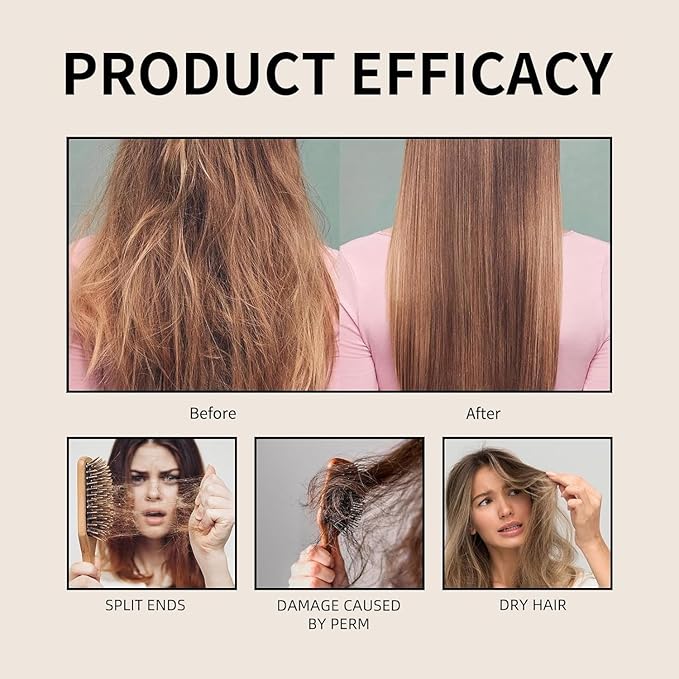 Super Milk Conditioning Hair Primer, Nourish Milk Conditioning Hair Primer, Hair Smooth Spray Hair Care, Softening Moisturizing Nourishing Smooth Hair Care Suitable for Women Men