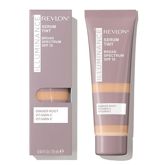 Revlon Illuminance Tinted Serum, Triple Hyaluronic Acid, Evens Out Skin Tone Over Time and Hydrates All Day, SPF 15, 317 Tan Sand, 0.94 fl oz.