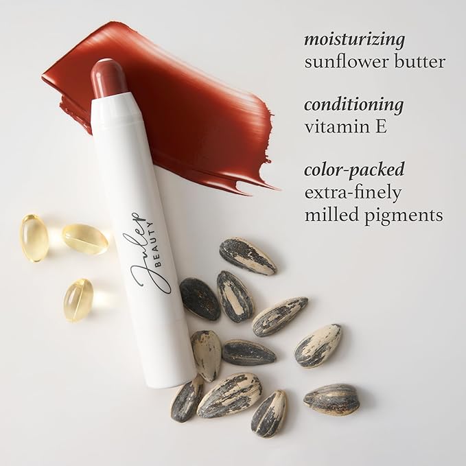 Julep It's Balm: Tinted Lip Balm + Buildable Lip Color -Burnt Sienna - Natural Gloss Finish - Hydrating Vitamin E Core - Vegan