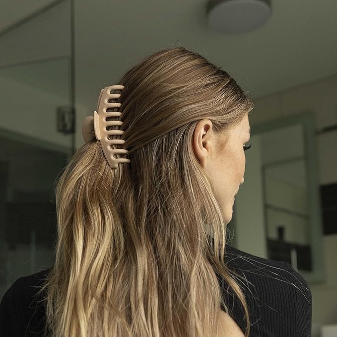 FRAMAR Extra Large Claw Clips For Thick Hair – Hair Claws Pack, Large Hair Clips For Thick Hair, Claw Clip Pack, Hairclips, Hairclips. For Women, Ganchos Para El Cabello – Non Slip Matte Finish