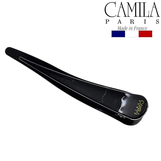Camila Paris CP922B French Hair Clip for Women, Alligator Clip, Duckbill Girls Hair Claw Clips Jaw Fashion Durable and Styling Hair Accessories for Women, Strong Hold No Slip Grip, Made in France