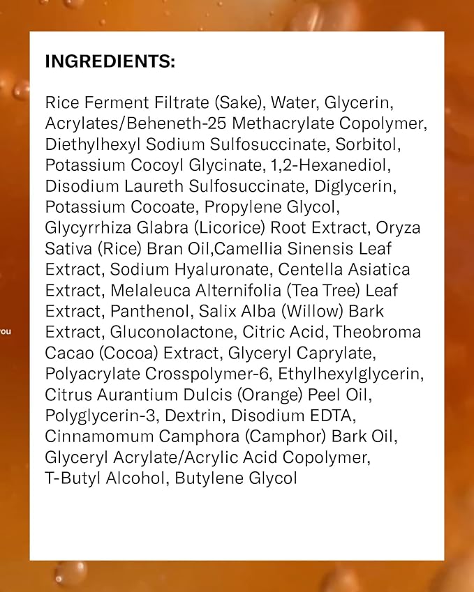 Then I Met You Soothing Tea Cleansing Gel, Hydrating Water-Based Face Cleanser with Fermented Rice Water & Green Tea, Vegan & Clean Skincare, 3.38 oz