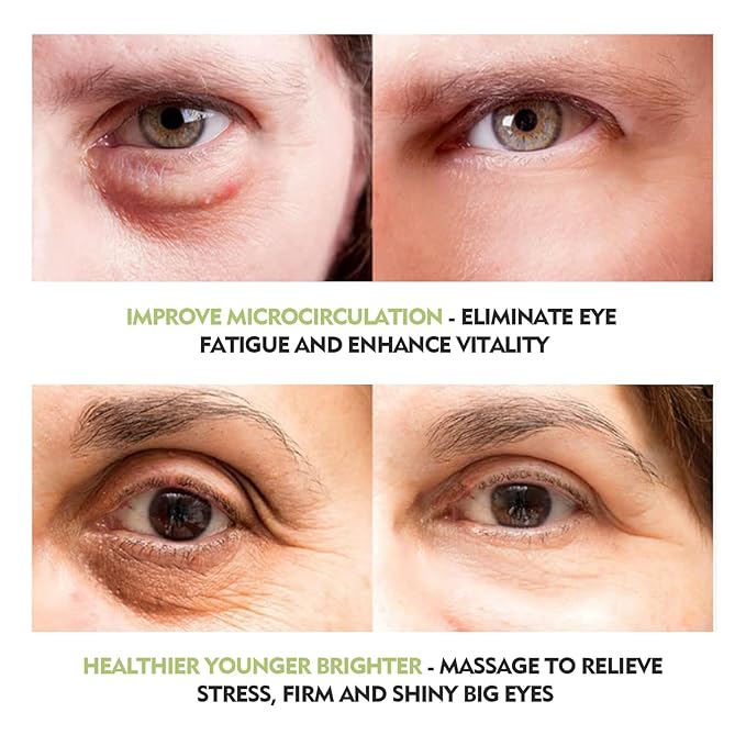 Retinol Eye Stick Anti Aging Eye Cream For Dark Circles and Puffiness, Fade Fine Lines and Firm Skin, Under Eye Balm Glow, Brightening Stick for Daily Anti-wrinkle Cream