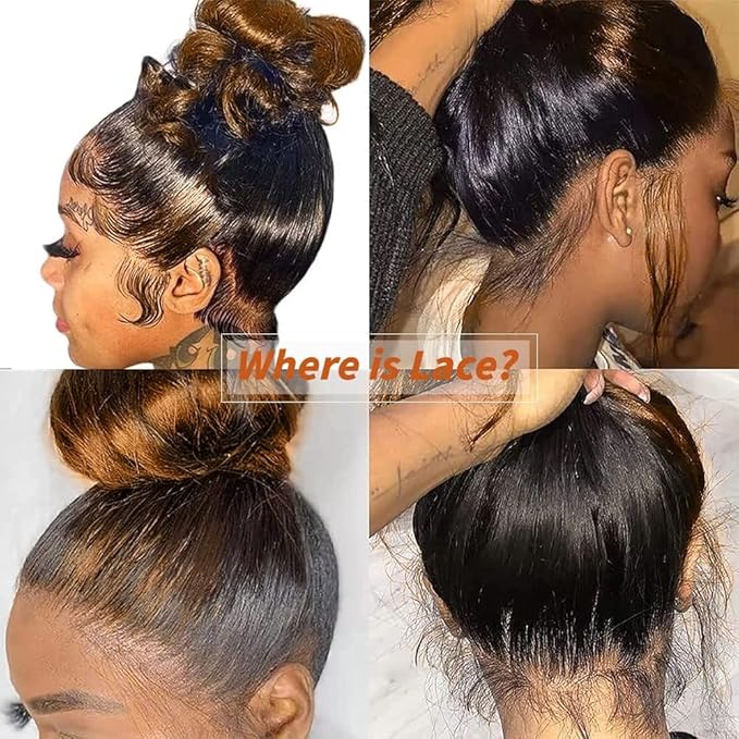 220 density Ombre 360 Lace Front Wigs Human Hair For Women Highlight Honey Lace Wig Glueless Wig With Baby Hairs Body Wave Lace Front Wigs Human Hair