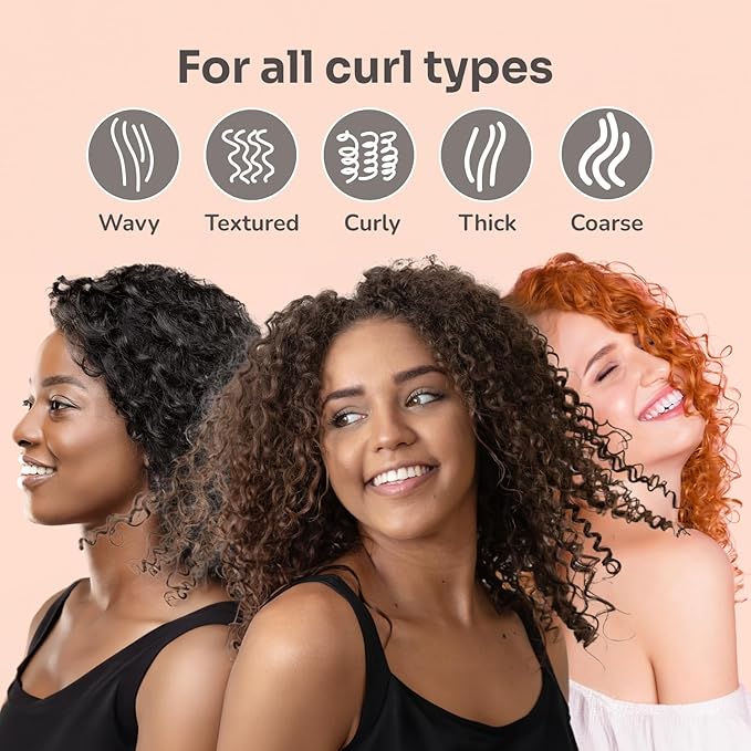 Wet Brush Go Green Curl Detangler Hair Brush, Black, Ultra-Soft IntelliFlex Detangling Bristles Glide Through Tangles with Ease, Great For Curls, No Split Ends & Pain-Free for Wet or Dry Hair