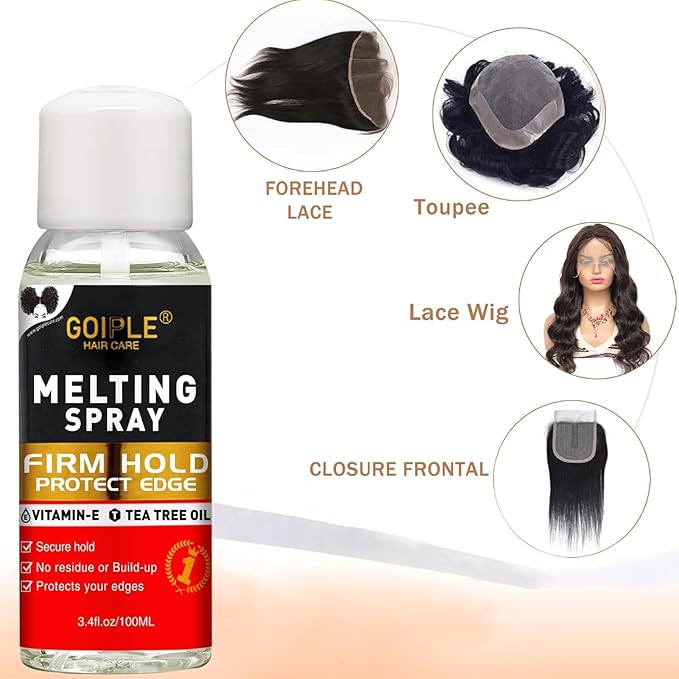 Lace Wig Installation Kit - Complete 16pc Set with Glue & Tint