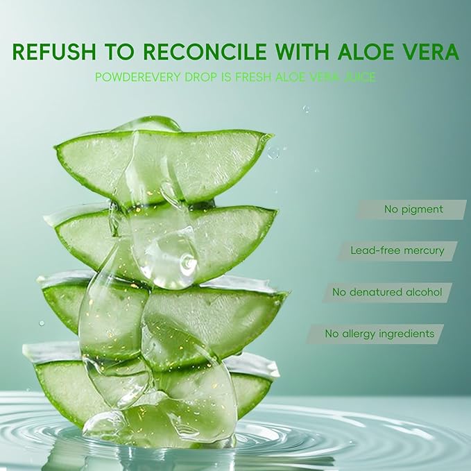 Organic Pure Aloe Vera Gel - Soothing Cooling Gel for Sunburn Relief & sun burnt after-sun gel for skin Face hair | pure 99% Plant-Derived, | 7.05oz, Gentle for All Skin Types