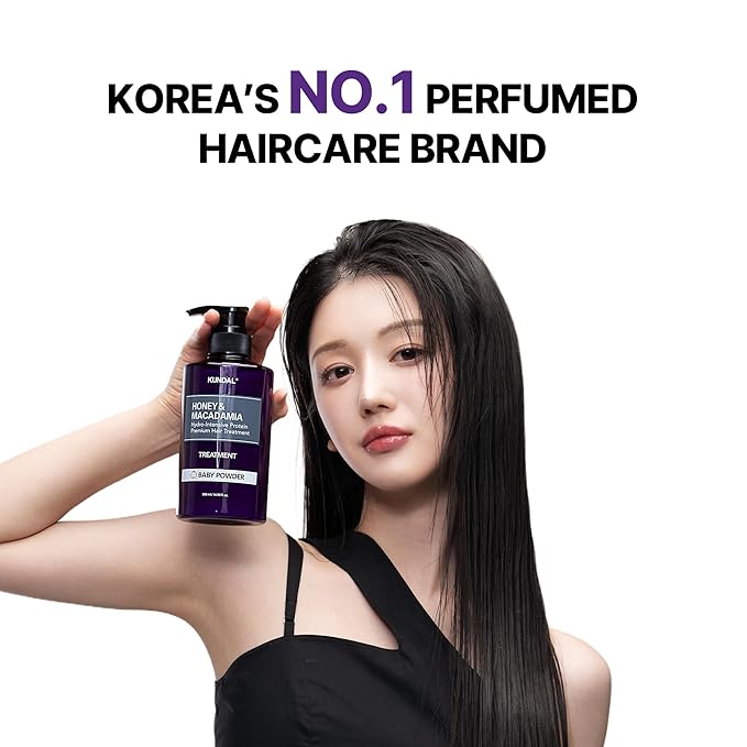 KUNDAL Korean Shampoo and Conditioner Set [White Musk] Salon-quality, Long Lasting Scent, Moisturizing, Sulfate-Free, Argan & Macadamia Oil, Korean Hair care,16.9 fl oz each, Stocking Stuffers