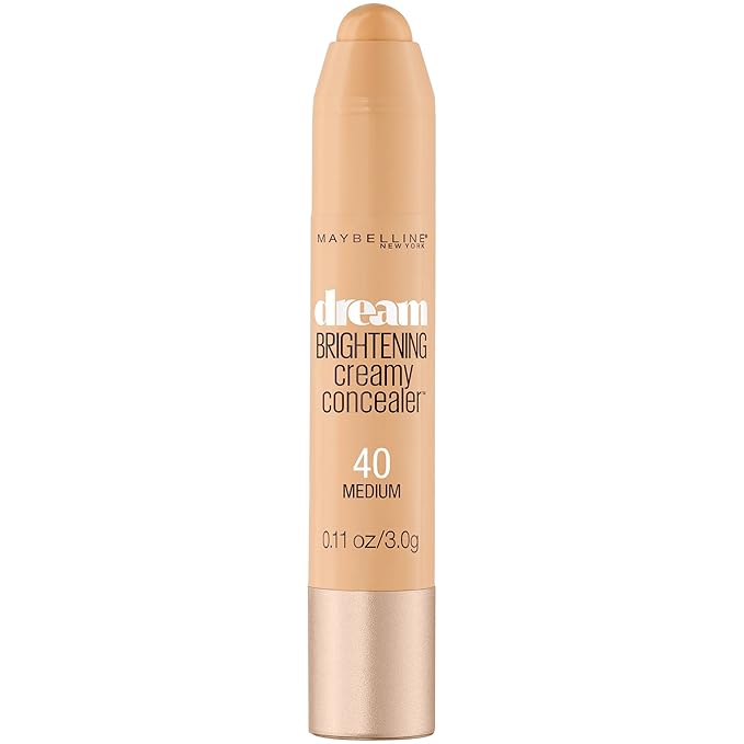 Maybelline Dream Brightening Creamy Concealer, Medium, 0.11 oz.