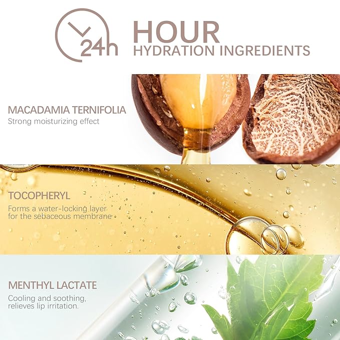 Moisturizing Overnight Lip Mask Vitamin E Lip Butter Repair Sleeping Lip Balm For Hydrated, Full Looking & Irresistible Lips(0.2 Fl Oz),Mild snow