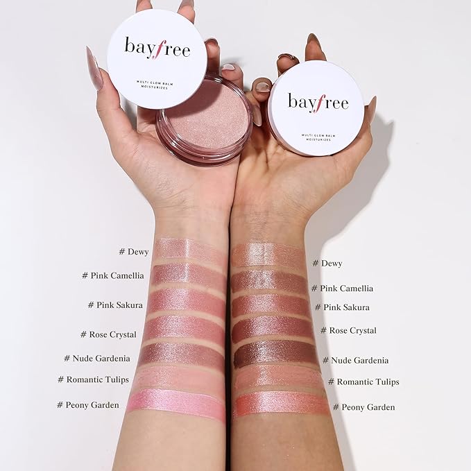 Multi Glow Balm, Cream Blush for Cheeks, Blush Balm Face Makeup, Radiant Finish, Hydrating, Creamy, Lightweight & Blendable Color, Face Makeup, 0.63 Oz (Romantic Tulips)