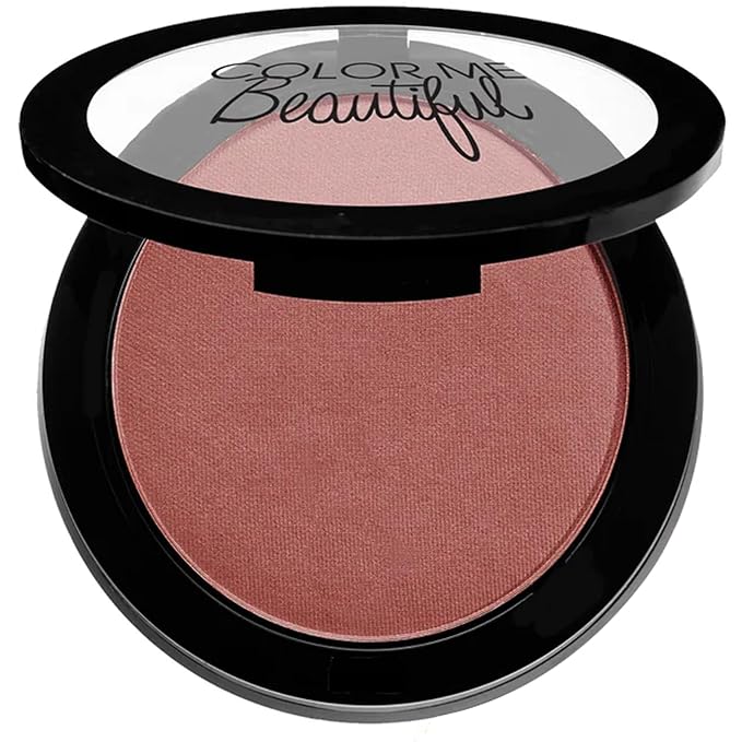 Color Pro Blush by Color Me Beautiful, Pressed Powder Blush with Buildable Coverage, Complexion Enhancing Makeup