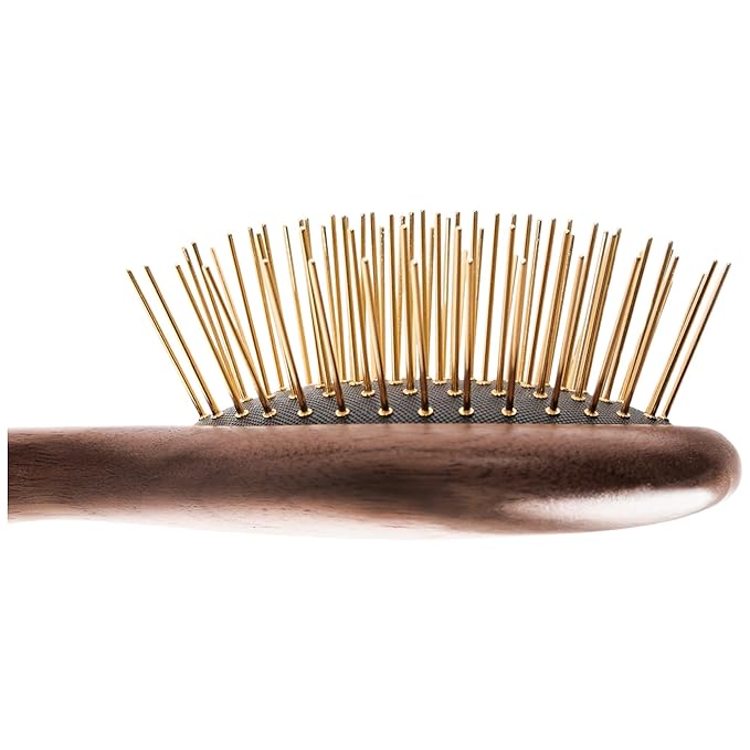 Gua Sha Hair & Scalp Brush: Infrared Walnut Edition