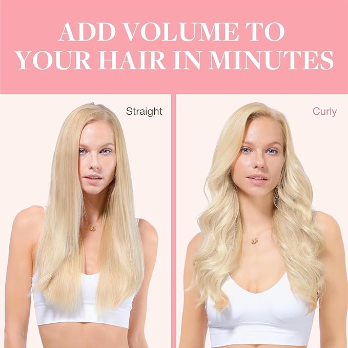 GOO GOO Clip in Hair Extensions Real Human Hair, Remy Human Hair Extensions Clip ins for Women, Natural Human Hair, 14inch 120g 7Pcs, #1000