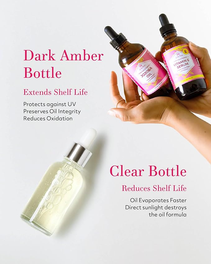 Leven Rose Organic Rosemary Hair Growth Oil with Castor, Rosemary, Peppermint, Jojoba, Argan, Pumpkin Seed, Horse Tail Extract, Evening Primrose for all Hair Types, Natural, 2 oz