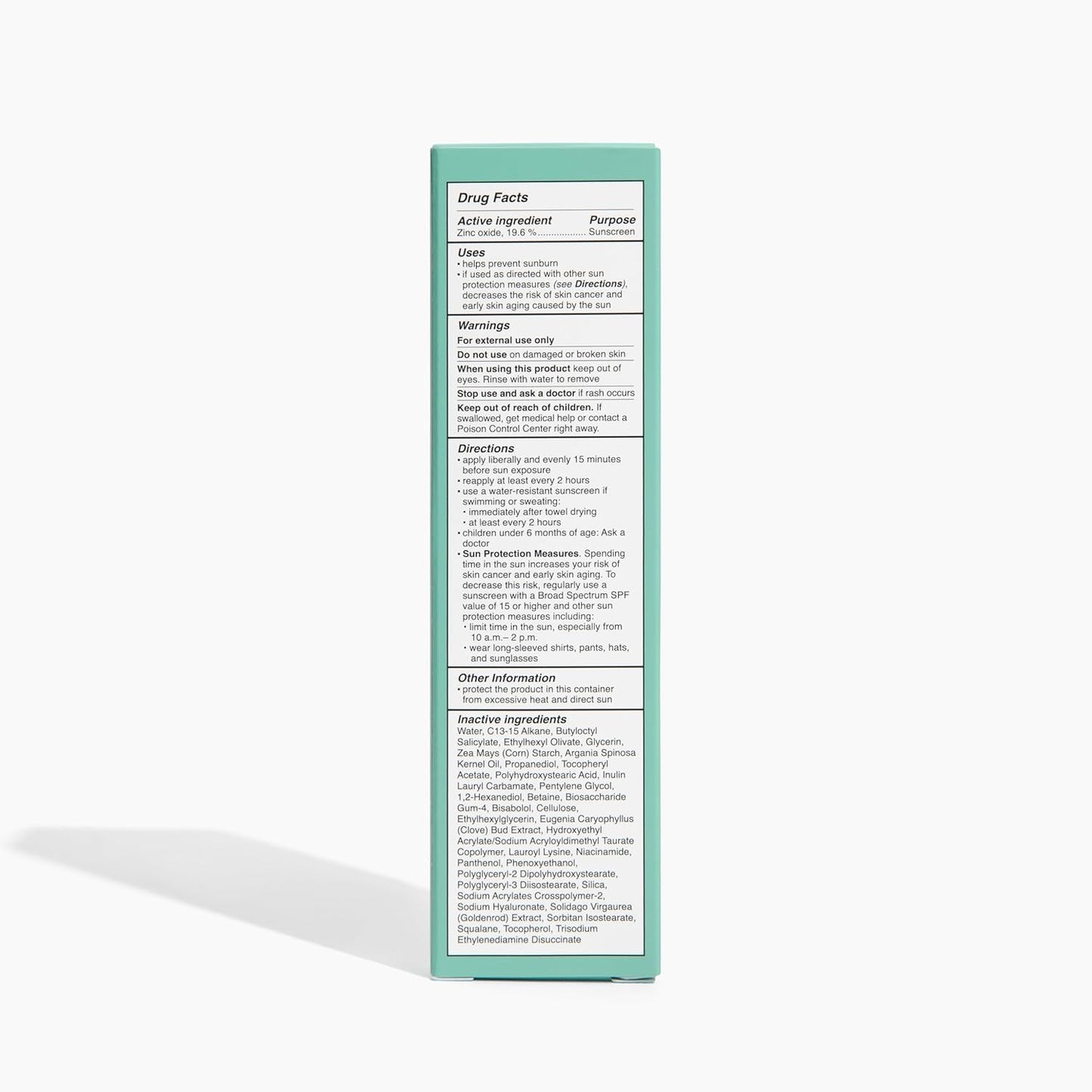 Active Skin Repair SPF 50 Hydrating Daily Sunscreen and Face Moisturizer, Non-Nano Zinc, Non-Toxic Broad Spectrum Protection Hydrating Mineral Facial Sunscreen, 1.7 fl. oz.