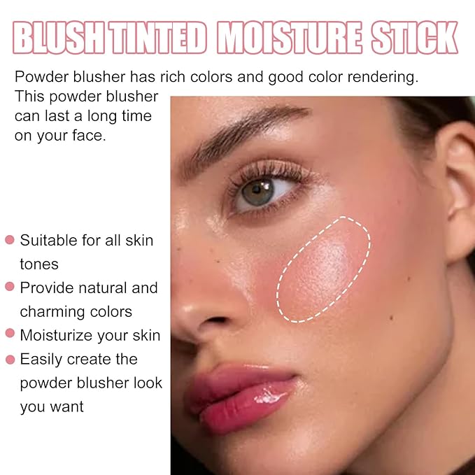 Blush Rare Beauty Liquid Blush Stick Cream Blush Natural Waterproof Long Lasting Powder Blusher,On The Go Blush Brushes For Makeup Cheeks,Suitable For All Skin Types (pink)
