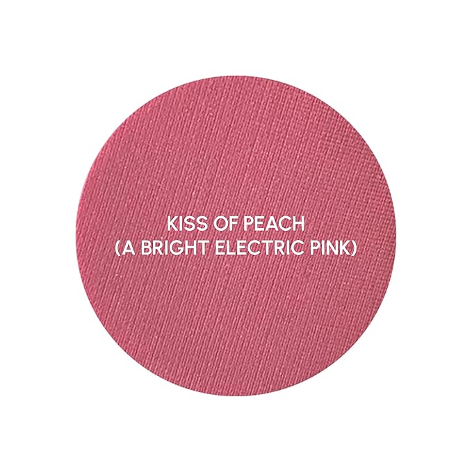 PRIMROSE POWDER BLUSH, Pressed Blush Face Makeup, Buildable Formula, Smooth Finish, Paraben Free, Made in the USA 0.11 oz. (Kiss Of Peach)