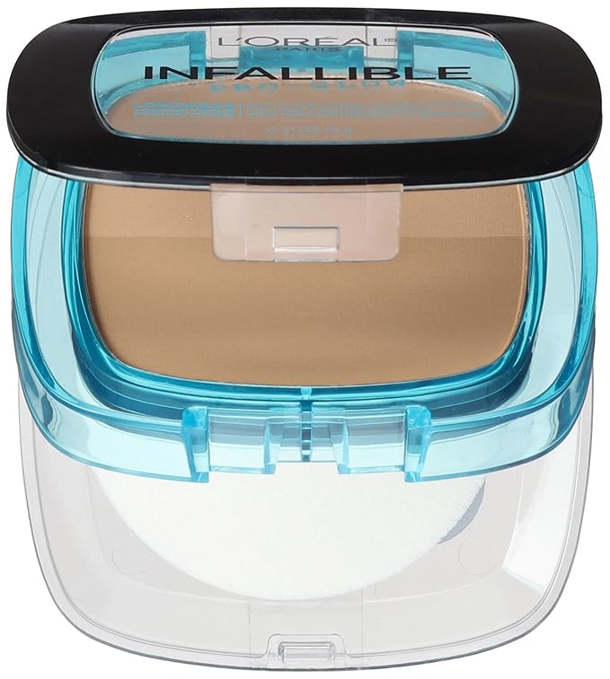 L'Oréal Paris Infallible Pro Glow Pressed Powder, Nude Beige, 0.31 oz.