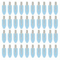 No Crease Hair Clips Makeup Pin Curl Clip Bulk 40Pcs Multicolor No Bend Dent Bang Creaseless Hair Clips for Makeup Application Bangs Hairpin Setting Pins Clip for Women Styling (L.Blue)