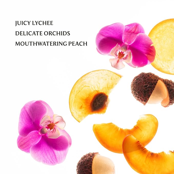 Touchland Hydrating Body & Hair Fragrance Mist, Peachy Lychee, 2 FL. OZ. Travel Size Body Spray