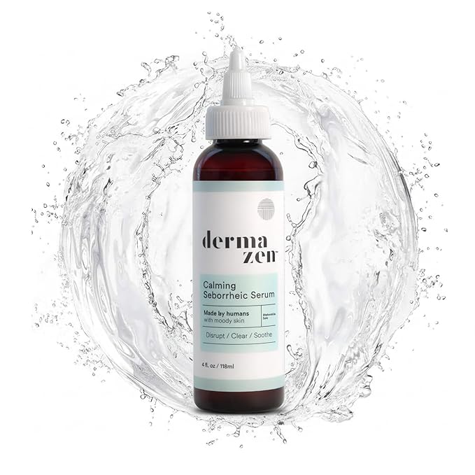 Dermazen Calming Seborrheic Serum, Dermatologist Recommended, Topical Serum For Hair, Face, and Body (4oz)