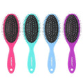 4 Pack Detangling Hair Brush - Air Cushion Detangler Hairbrush with Ultra Soft Bristles for Effortless Tangle Removal - For Wet Dry Damaged Curly Hair for Women Men Boys Girls Adult Kids -Mixed Colors