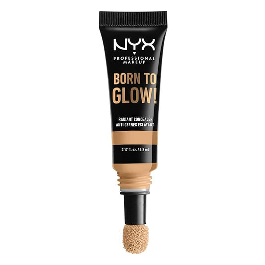 NYX PROFESSIONAL MAKEUP Born To Glow Radiant Concealer, Medium Coverage - True Beige