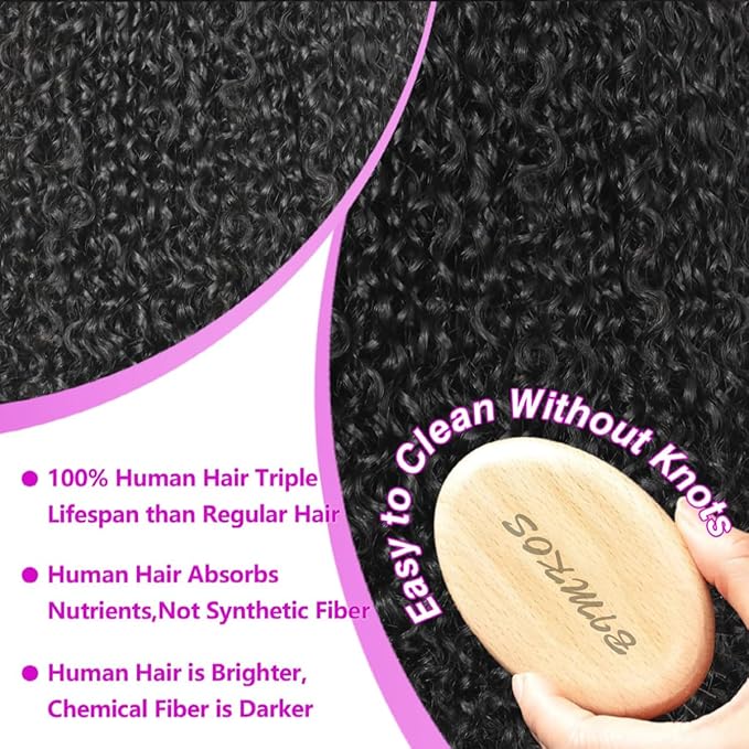 Aomllute 13x4 Deep Wave Lace Front Wigs Human Hair Pre Plucked 200 Density HD Transparent Lace Front Wigs Human Hair with Baby Hair Deep Curly Wigs Human Hair For Women 22inch