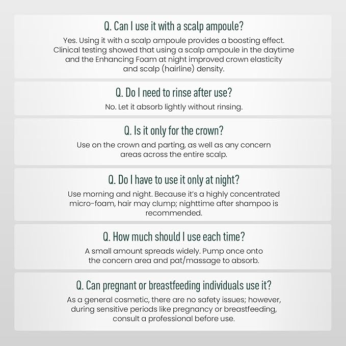 Revive Therapy Hair Scalp Enhancing Foam by ViveLab - Nighttime Care for Scalp, Vegan Formula 3.38 oz