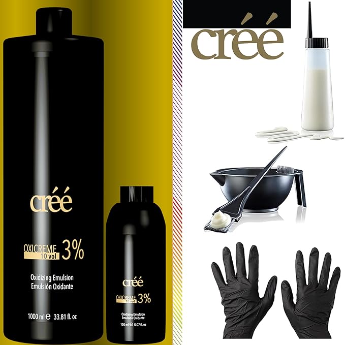 Cree Professional Oxicreme Peroxide Developer Series (10 Volume, 1000 ml)