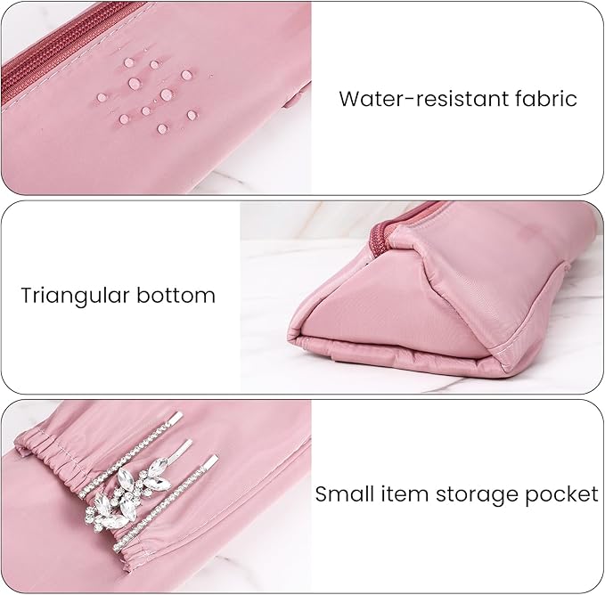 Hot Iron Holder Mat with Comb Hair Tool Organizer Heat Resistant Bag Hanging Curling Iron Flat Holder with Zip Hair Straightener Mat Pouch Portable Hot Hairs Tool Travel Bag for Curling Flat Irons