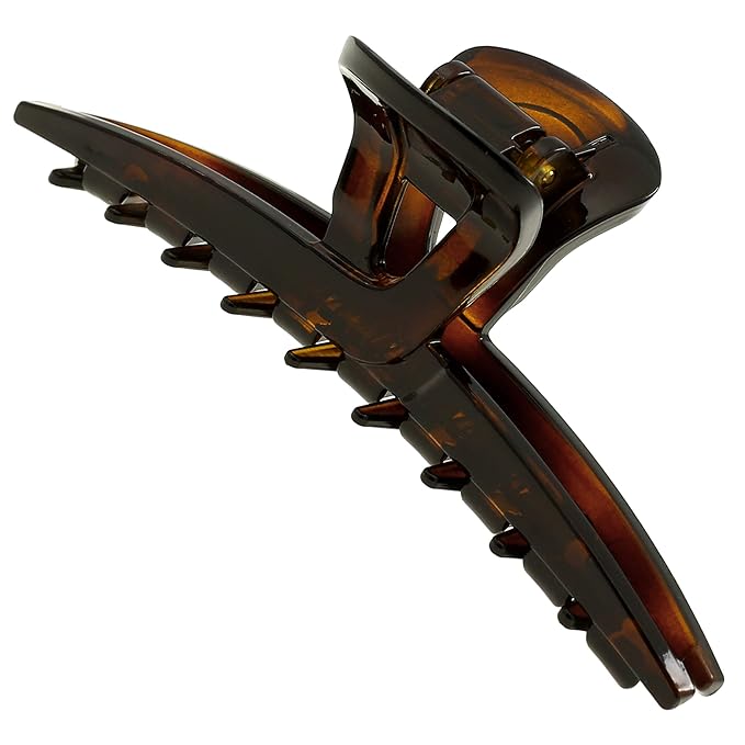 Camila Paris CP2371 French Hair Clip for Women, Narrow, Strong Hold Grip Double Teeth Girls Hair Claw Clips Jaw, Fashion Durable Styling Hair Accessories for Women, Made in France