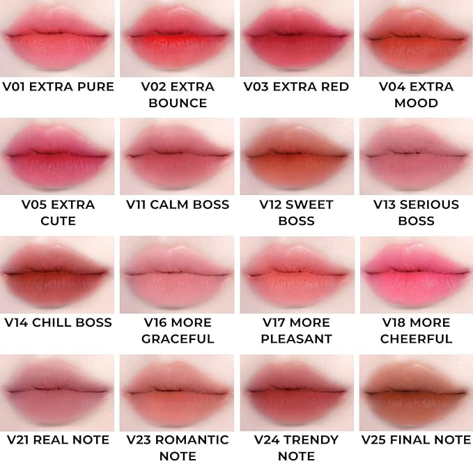BBIA Last Velvet Tint NEW - Soft Creamy Matte Finish Lip Stain, Blur Effect & Velvety Texture, Long-Lasting, High Pigment, Non-Drying, Vegan, Korean Lip Makeup (V17 MORE PLEASANT, Pack of 1)