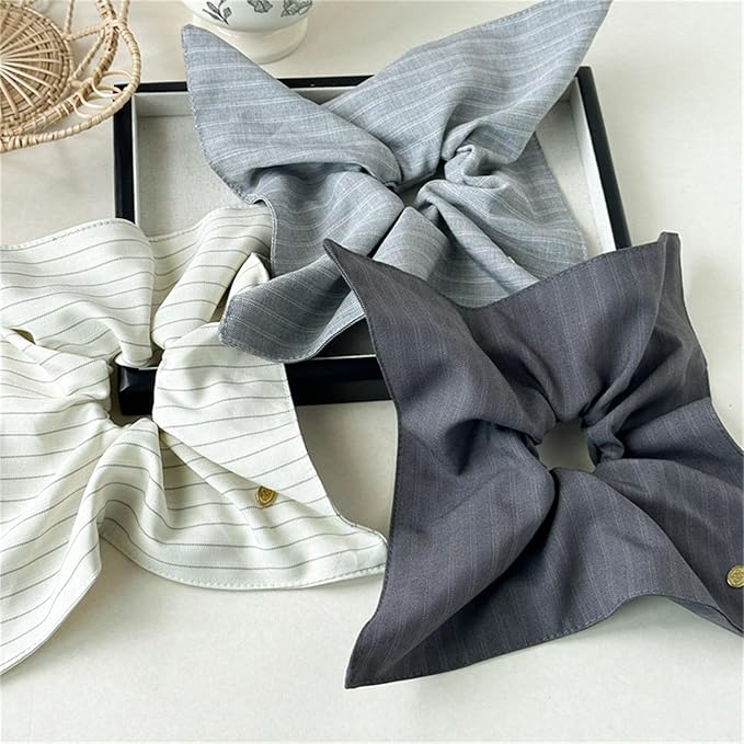 Elastic Hair Scrunchie Fabric Headbands For Women Soft And Stretchy Hair Tie For Everyday Use Or Special Occasio(As Shown)