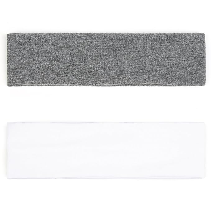 TERSE Cheetah Headbands for Women Short Hair Non Slip Elastic Sweat Hairbands Leopard Print Soft Fabric Hair Bands