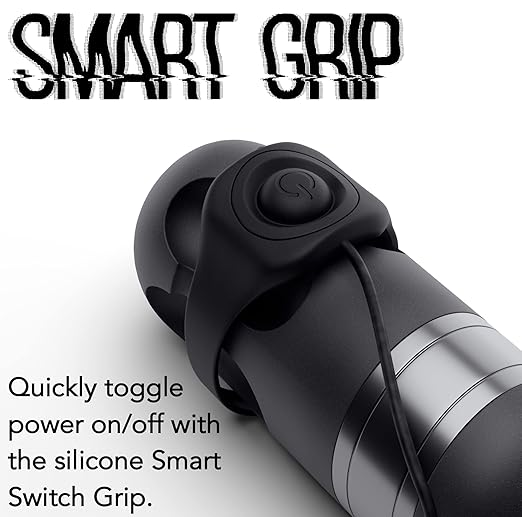 WX-3 Plus Wireless Mini Battery Pack Professional Power Supply w/Machine Mountable Smart Switch Grip, Backlit LED Digital Display, 1450mAh Capacity (RCA Connector)