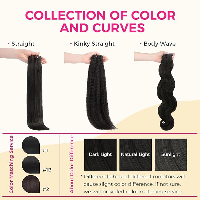 Lashey Seamless Clip in Human Hair Extensions, 110g 7pcs Straight 18 Inch Hair Extensions Natural Black 100% Real Human Hair Clip in Hair Extensions with Soft PU Skin Weft for Black Women