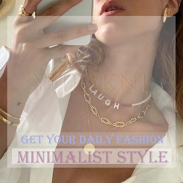 Boho Layered Pearl Necklace Choker Gold Pearl Pendant Necklace Multi Layer Vintage Necklace Chain Bridal Necklace Jewelry for Women and Girls